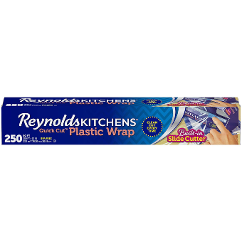 Reynolds Kitchens Quick Cut Plastic Wrap - 250 Sq Ft roll
